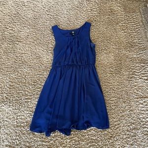 Navy blue flowy dress